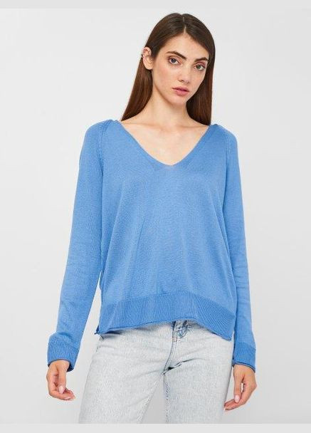 Синій пуловер демісезон,синій, Stradivarius