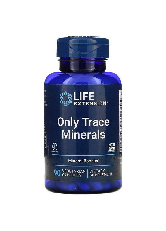 Мікроелементи, Only Trace Minerals,, 90 вегетаріанських капсул 2365 Life Extension (364195108)