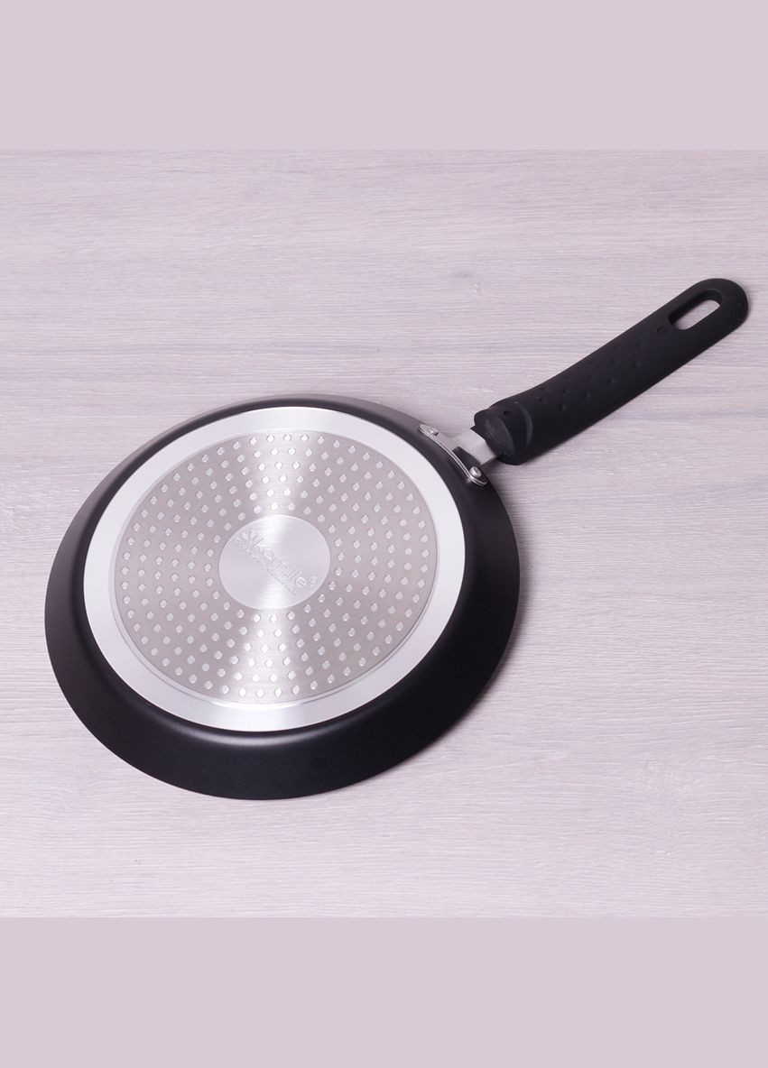 Сковорода млинцева 22 см з мармуровим покриттям для індукції Kamille (311308464)