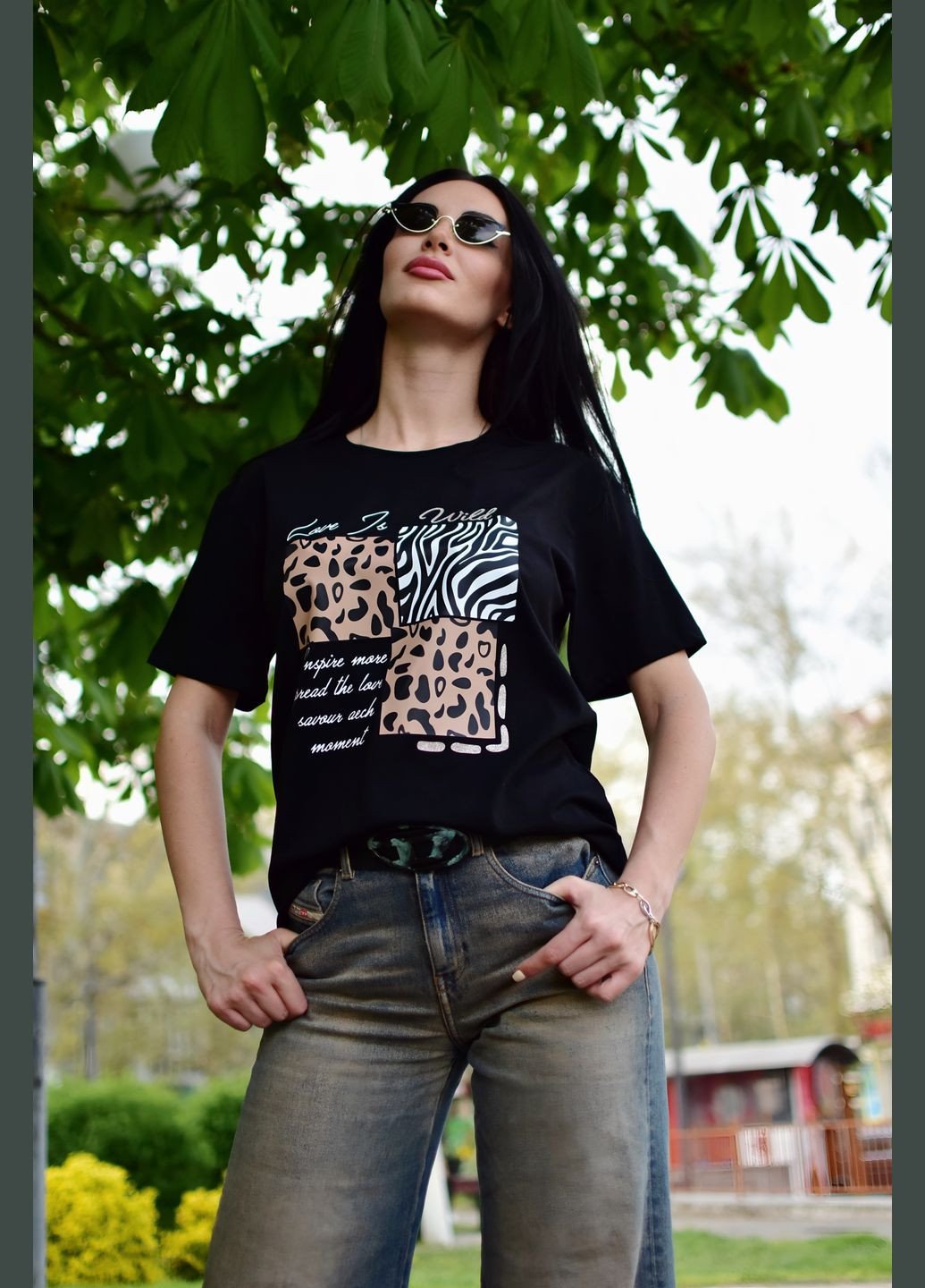 Футболка літня оверсайз Fashion Girl Nix - (333300561)