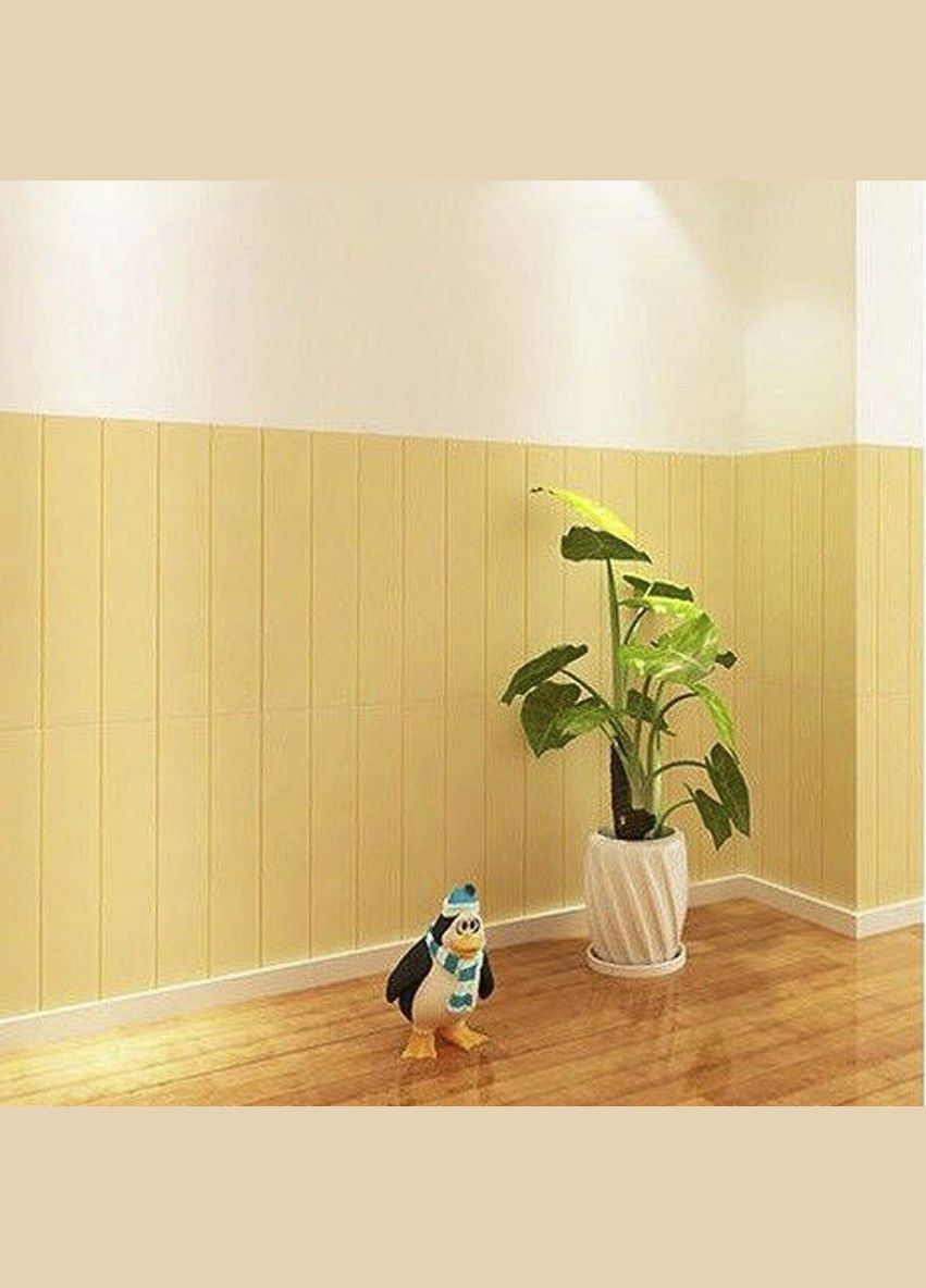 Самоклеющаяся 3D панель бежевое дерево 700х700х4мм (95) SW00001371 Sticker Wall (300241979)