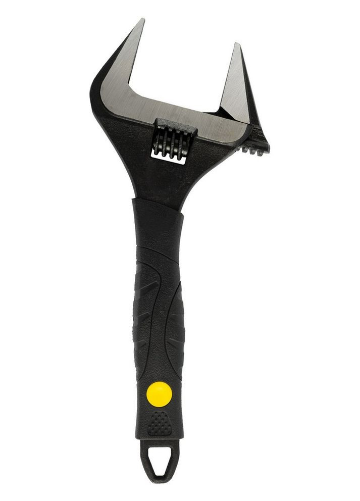 Ключ розвідний 250 мм 0 - 50 мм тонкі губки CrV рукоятка з TPR накладкою 76-0323 Mastertool (364965022)