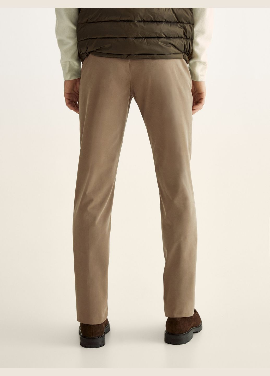 Штани чино regular з бавовни Massimo Dutti (316578892)