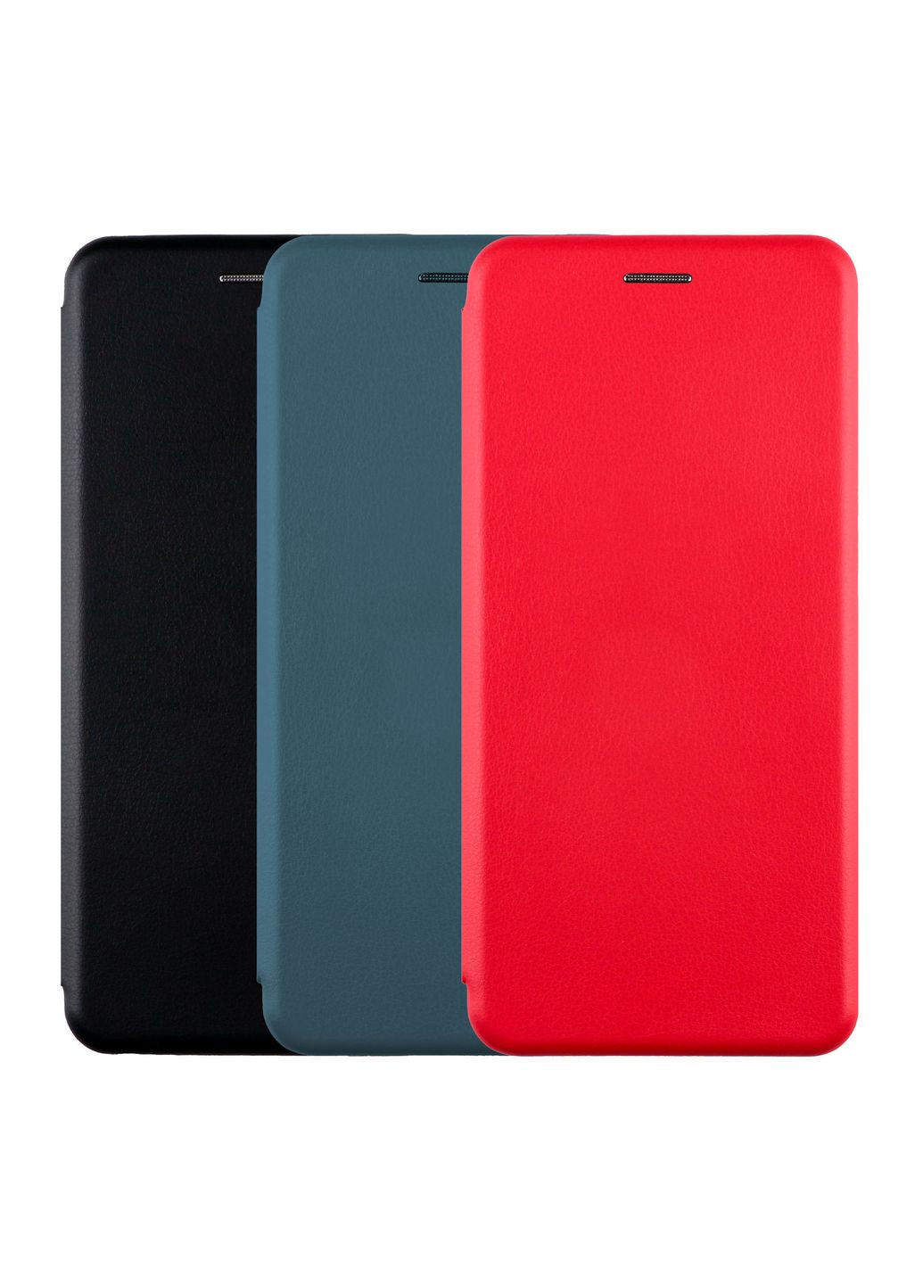 Чохол-книжка шкіра для Xiaomi Redmi Note 13 Pro 4G/Poco M6 Pro 4G/Redmi Note 14S Green No Brand Xiaomi Poco M6 Pro 4G,Xiaomi Redmi Note 13 Pro 4G,Xiaomi Note 14S (340913013)