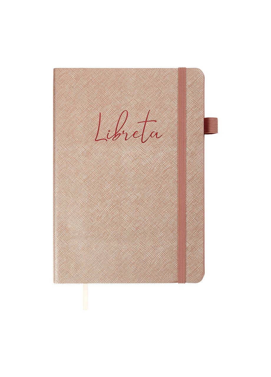 Блокнот А5 96 л. Liberta эко кожа точка бежевый Buromax (314933881)