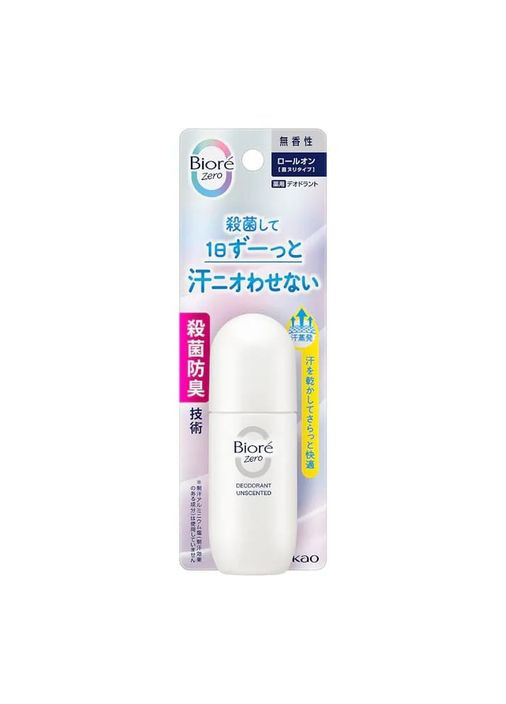 Biore Zeromedic Deodorant Roll-On роликовый дезодорант-антиперспирант (без аромата), 40 мл KAO (317297101)