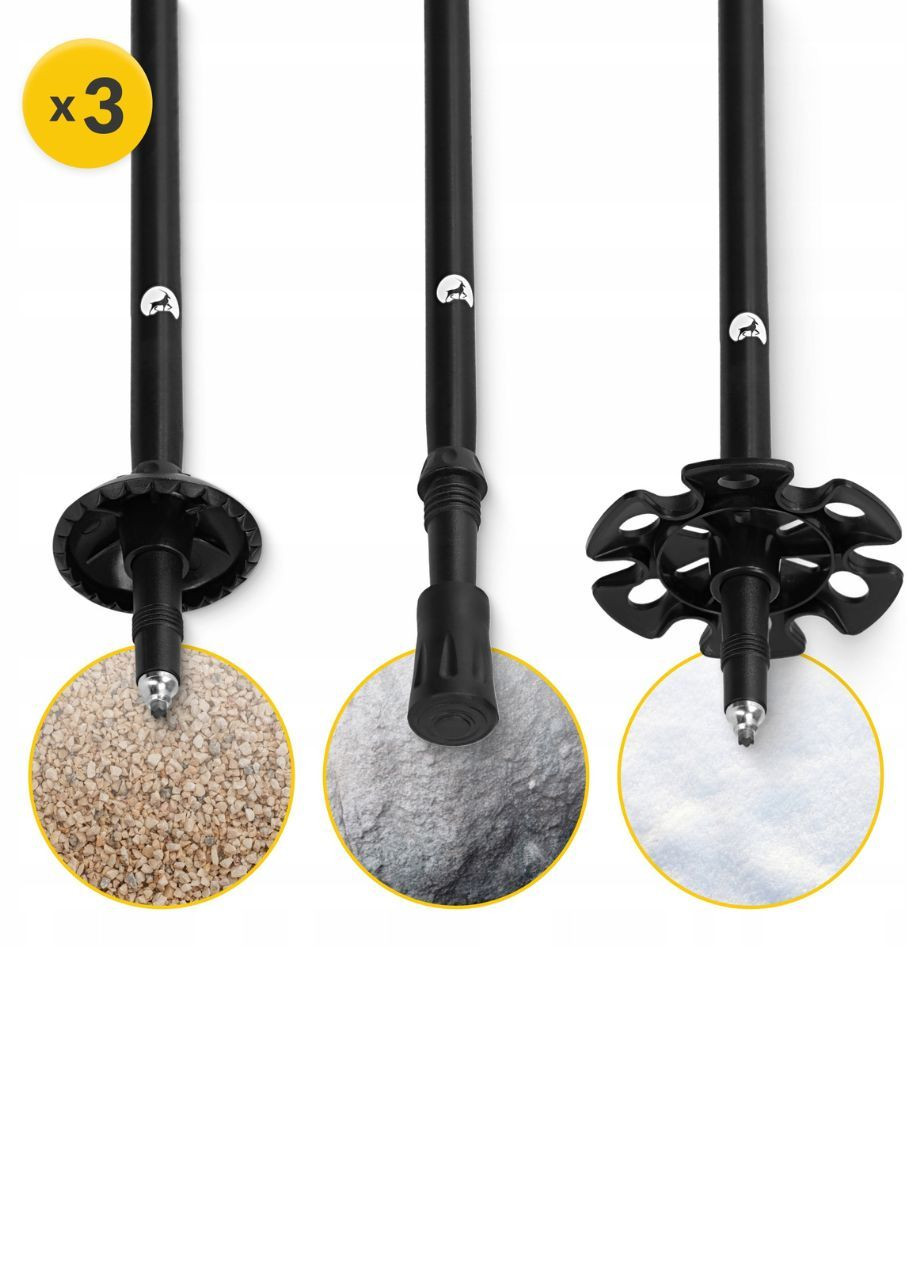 Трекінгові палиці 43-130 см 2 шт. Блакитні Mountain Goat Pro (368766543)