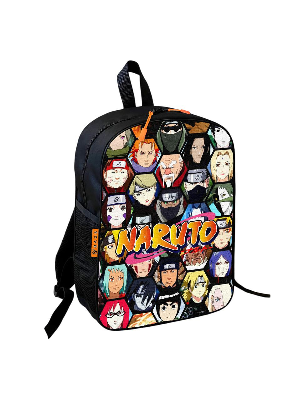 Набор детский Аниме Наруто Акацуки рюкзак 36х27см сумка-бананка, кружка с принтом для мальчика (1878) No Brand (327366855)