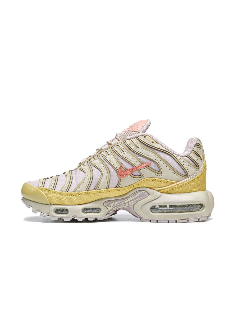 КРОСІВКИ ЖІНОЧІ NIKE AIR MAX TN GOLD PINK WATERPROOF НАЙК АІР МАКС ТН ПЛЮС No Brand рожеві демісезони (367169235)