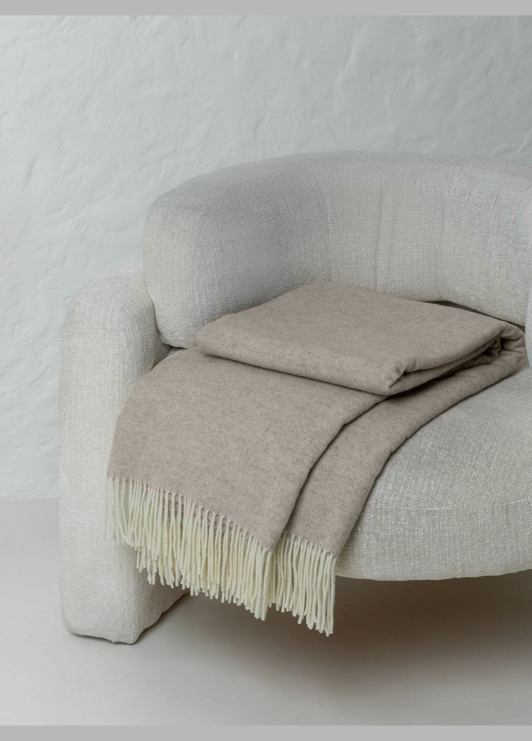 Кашемировый плед Merino (бежевый) Leglo (300370732)