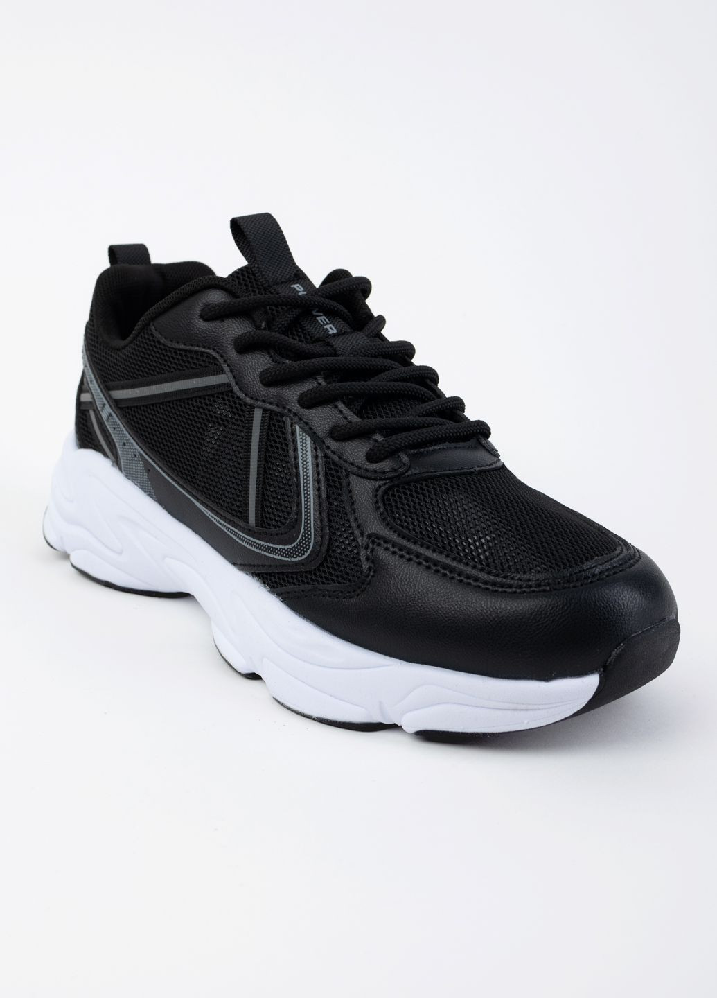 Черные летние кроссовки мужские tf8404-2 черные 345911 Power