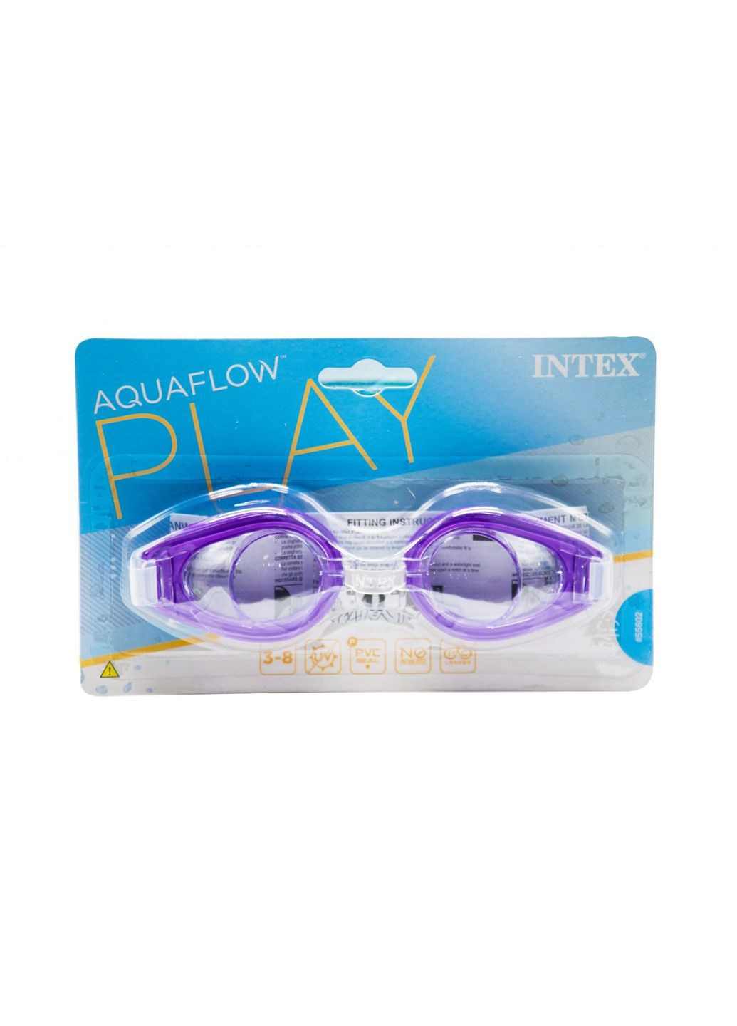 Детские очки для плавания (сиреневые) Intex (294725872)