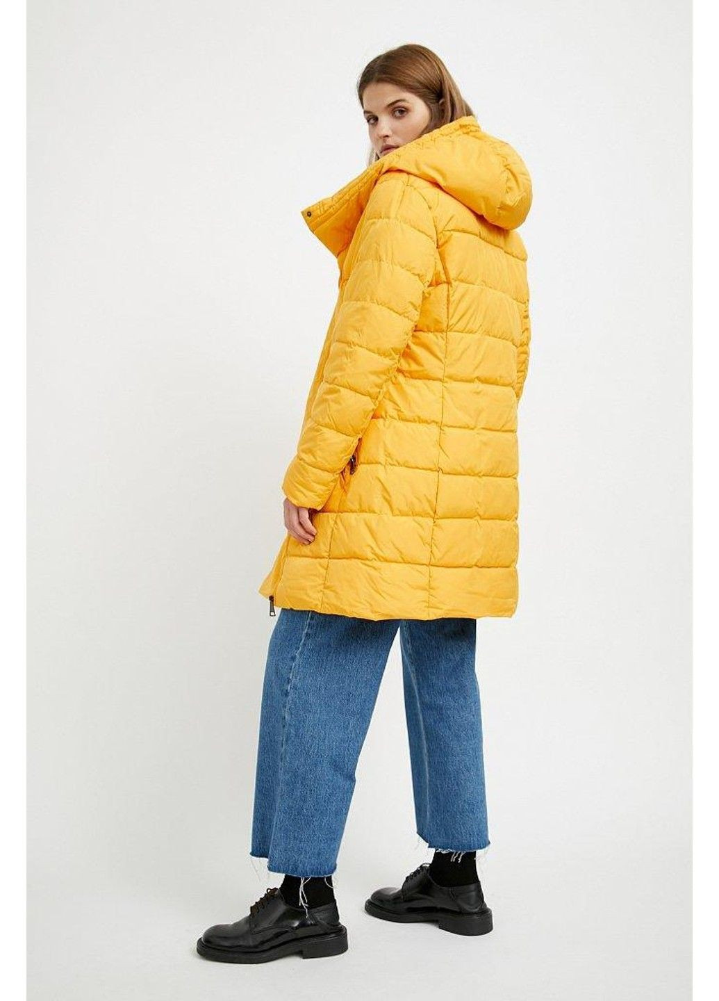 Желтая зимняя зимняя куртка a20-12016-421 Finn Flare
