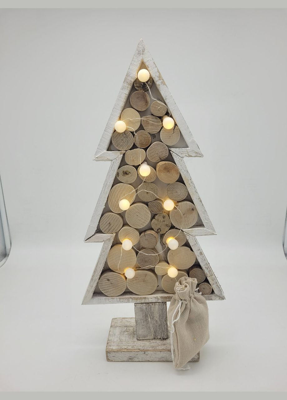 Утинка! Новогодняя светодиодная Елка из дерева 10 LED 44,5 см, новогодняя елка Livarno home (362045971)