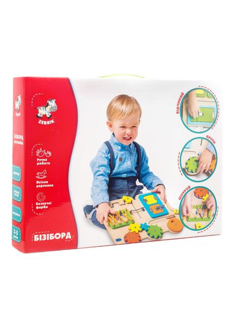 Розвивальна іграшка Бізіборд Вантажівка (ZB3001-01) Vladi toys (370259206)