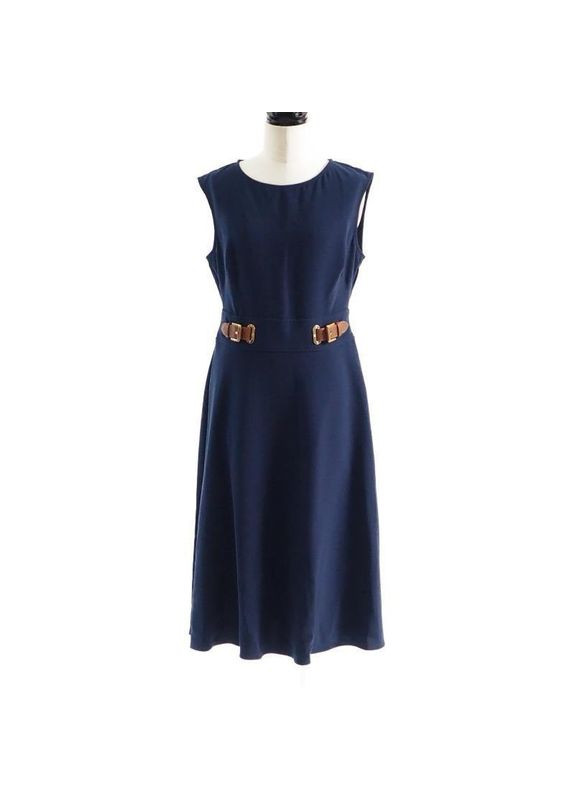 Синее деловое, повседневный, кэжуал, вечернее элегантное женское платье Ralph Lauren