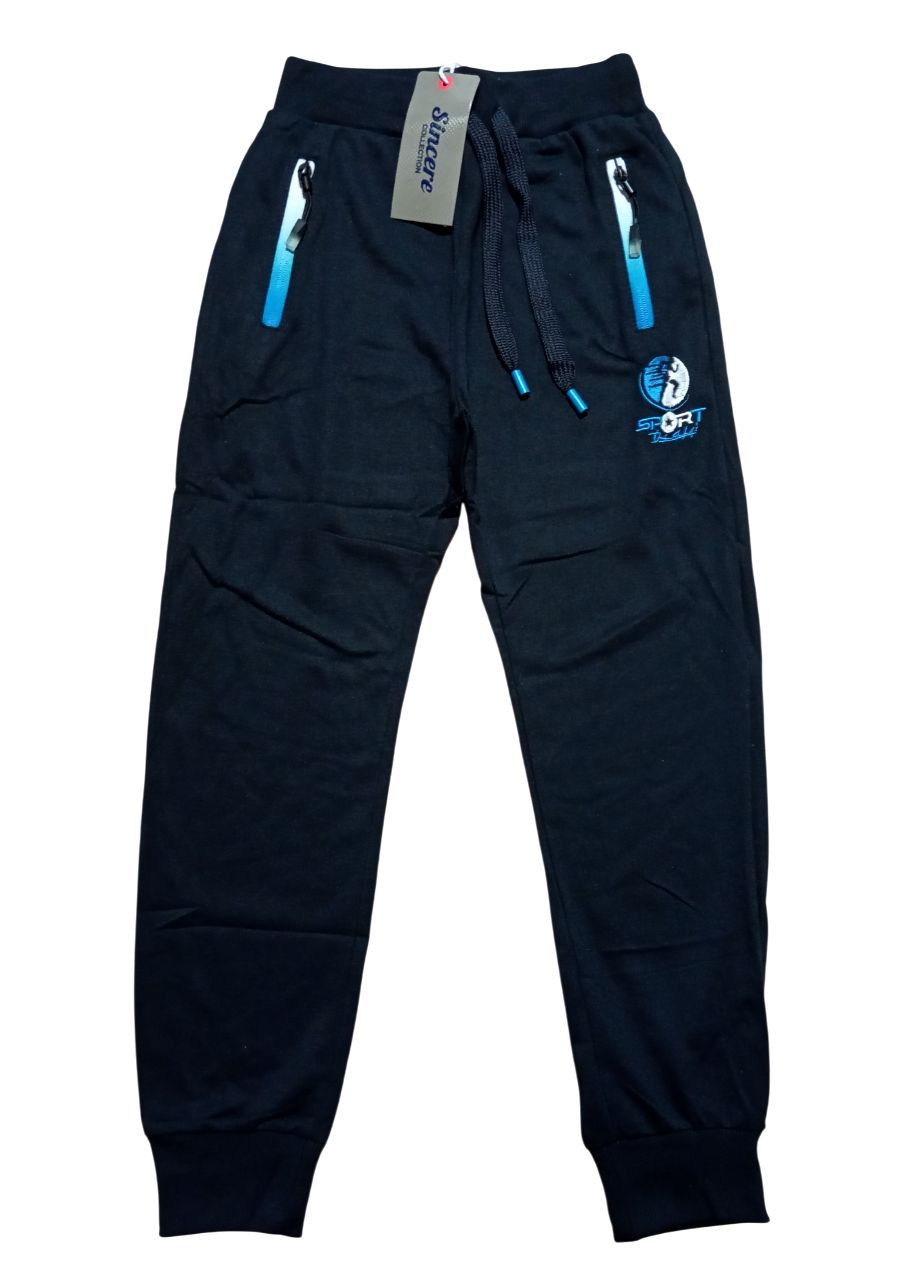 Темно-синие спортивные, повседневный демисезонные брюки Sincere