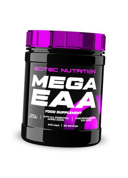 Незаменимые Аминокислоты в капсулах, Mega EAA, 240капс (27087031) Scitec Nutrition (293254717)