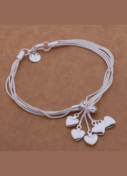 Жіночий багатошаровий браслет із серцями Hearts стерл. ср. тиффані tiffany No Brand (338436206)