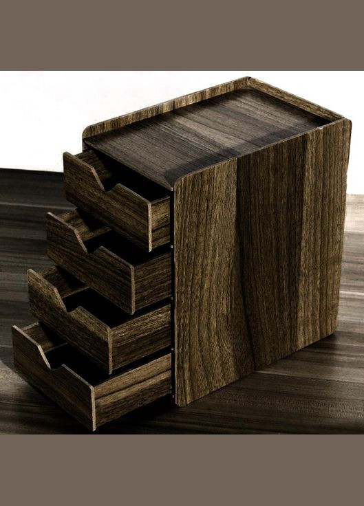 Міні-комод з дерева Кодіан 25 мокко (МНК-253710) No Brand (328227140)