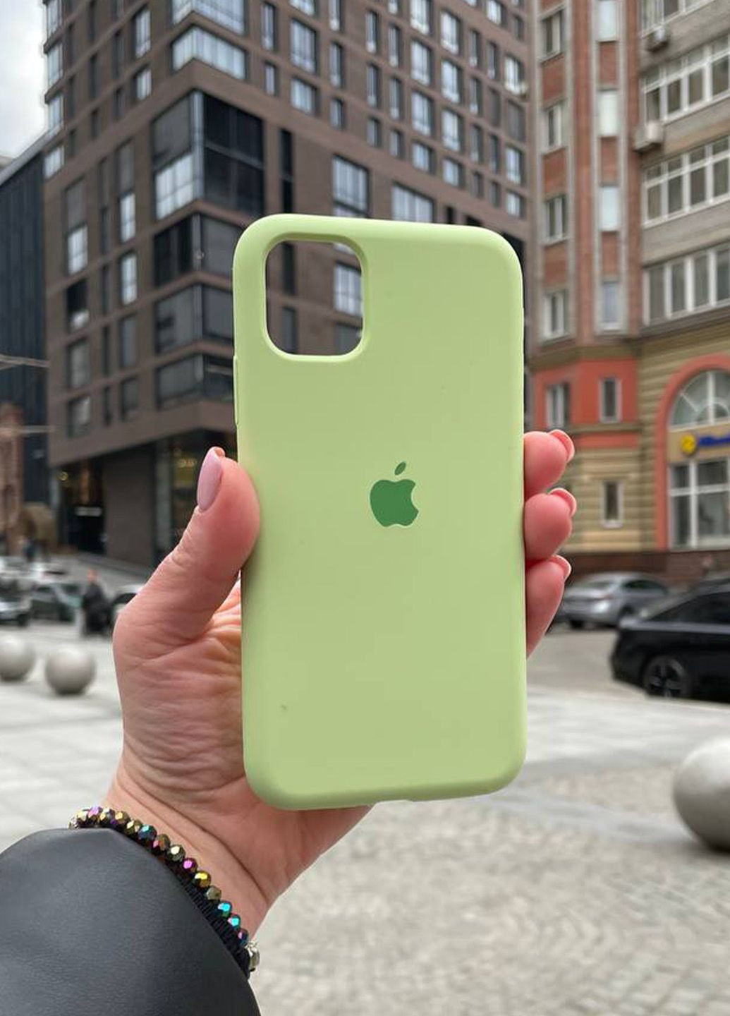 Чохол для iPhone 11 Pro зелений Avacado Silicone Case силікон кейс No Brand (289754133)