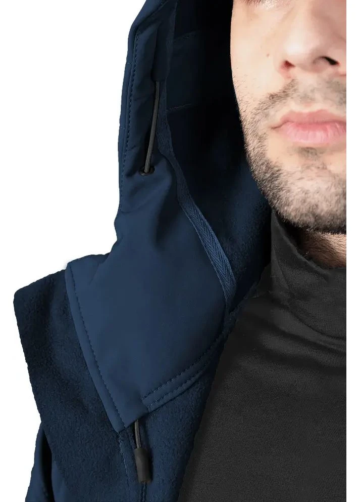 Синяя демисезонная куртка stalker softshell blue Camotec