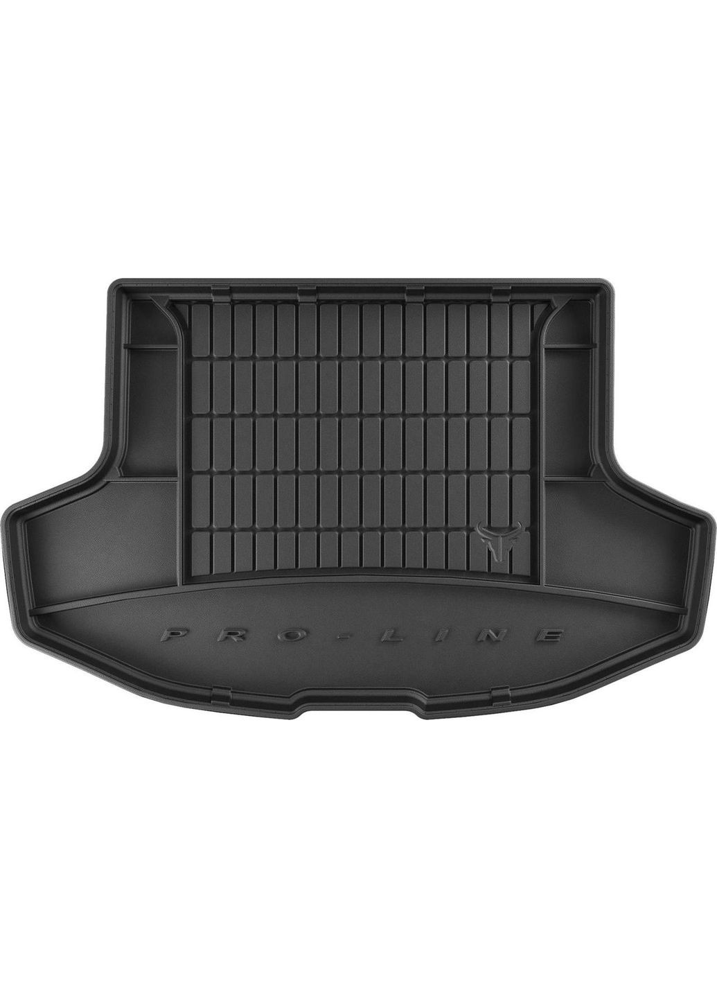 Резиновый коврик в багажник Pro-Line для Mitsubishi Lancer (mkX) 2007-2017 (хэтчбек) (без сабвуфера) (с Frogum (361233023)