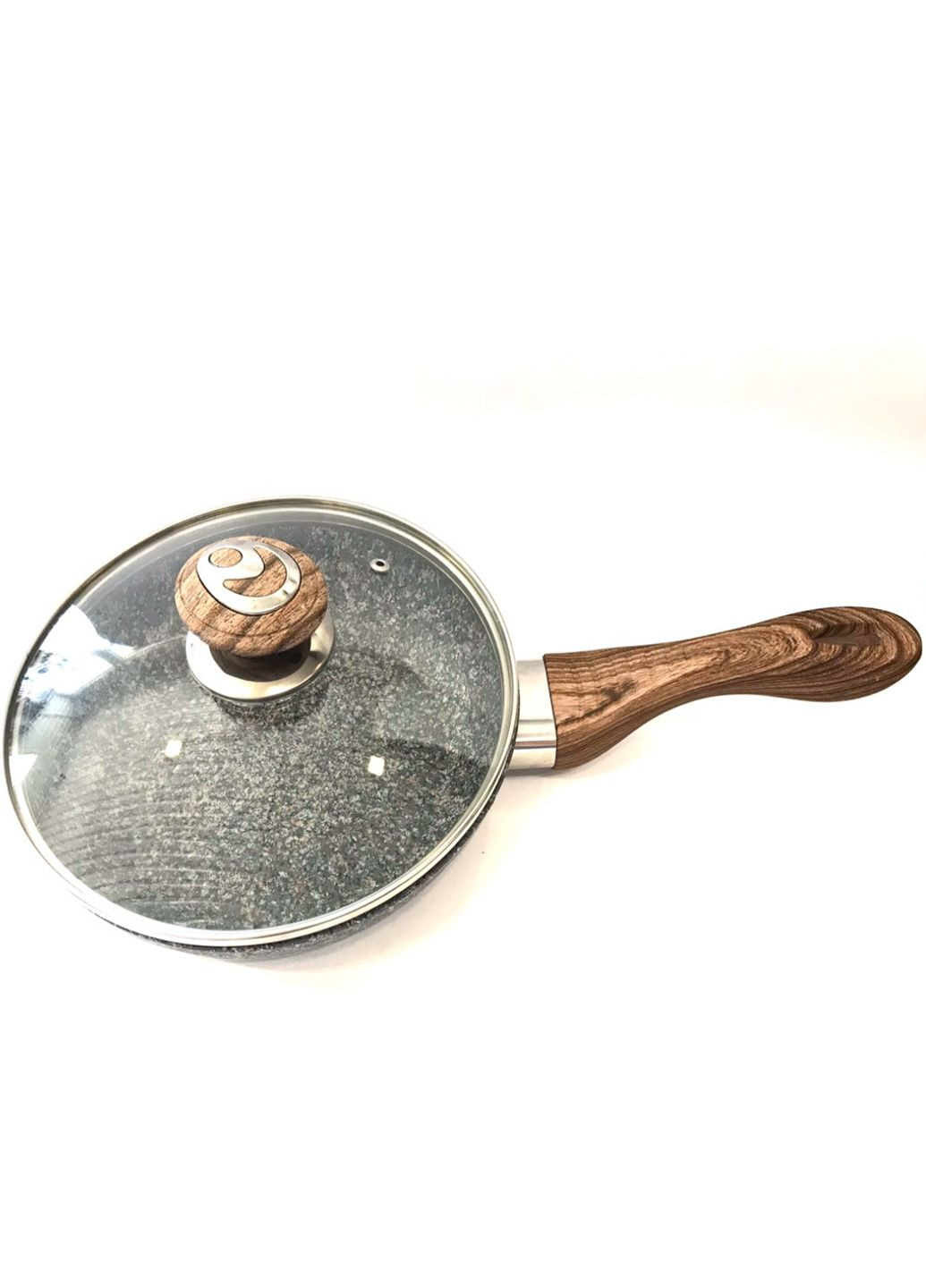 Сковорода з кришкою BN-538 антипригарне гранітне покриття 24 см Benson (330258392)