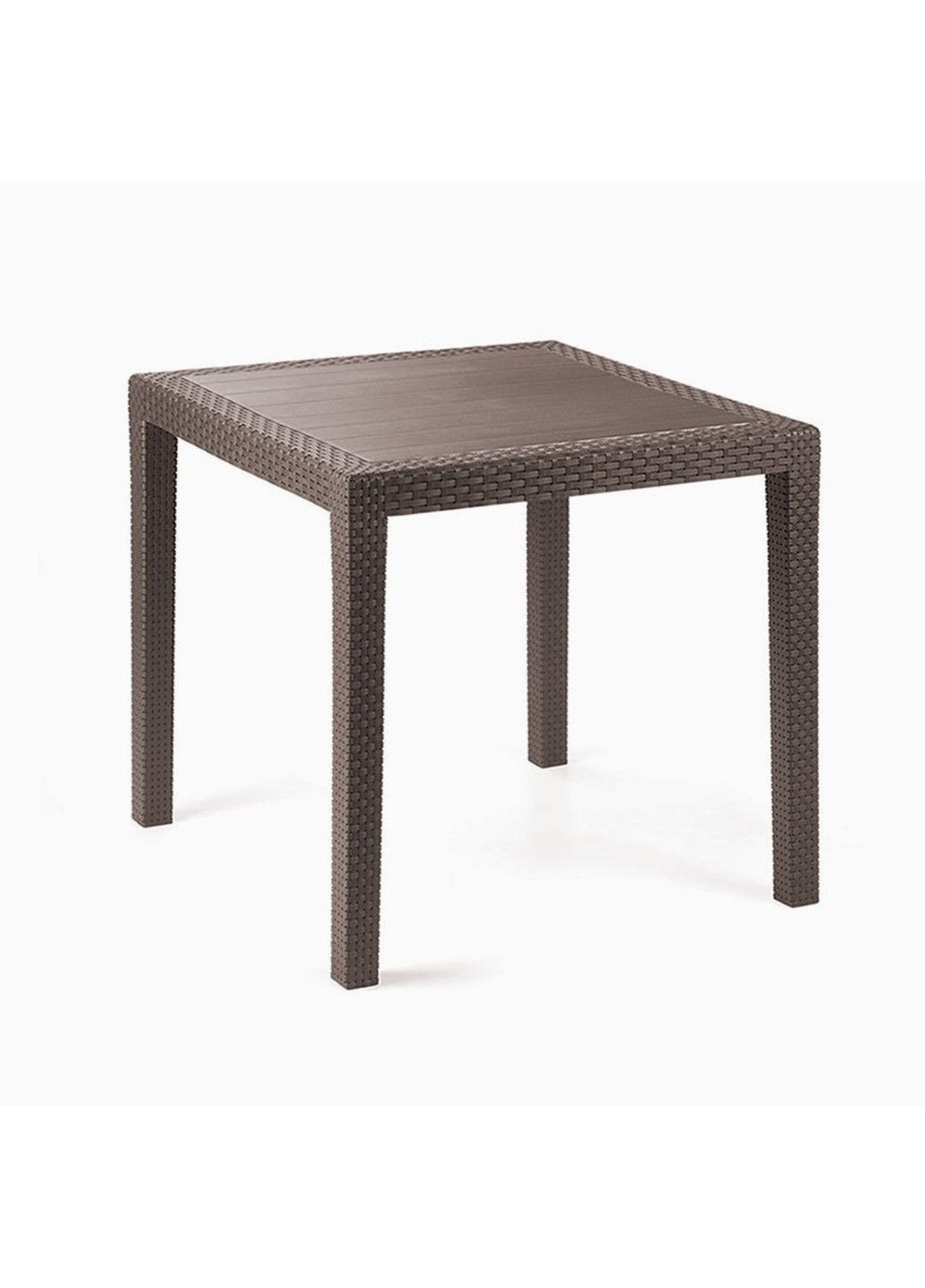 Стол KING 79x79х72 коричневый Progarden (321969212)