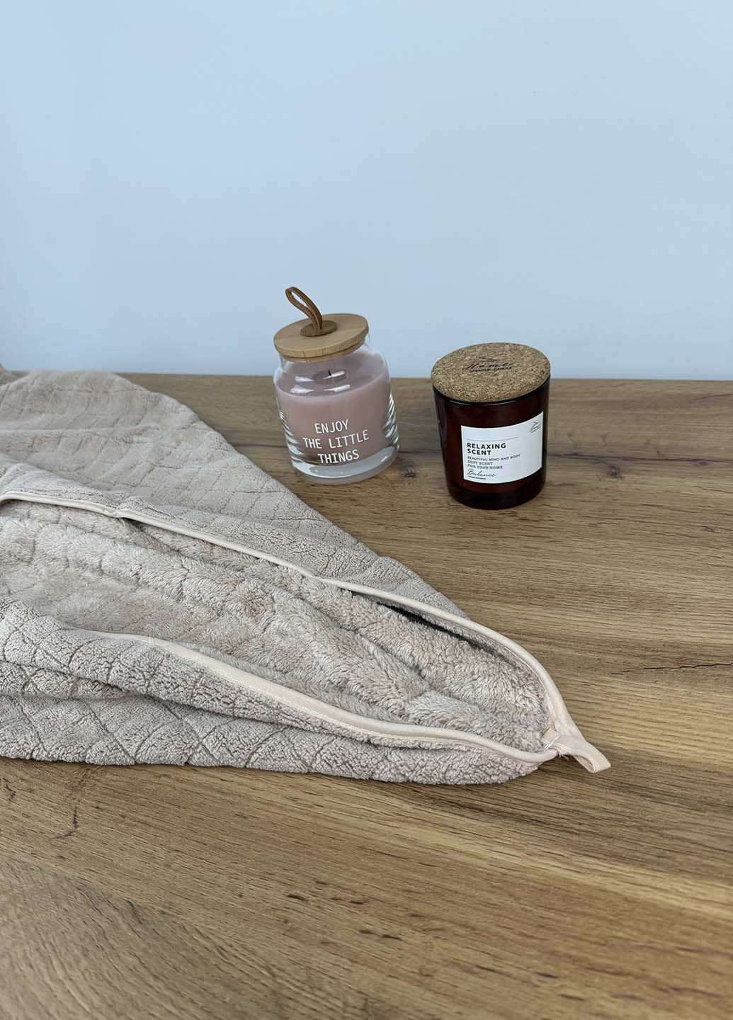 Полотенце лицевое микрофибра 100х50 см Homedec клетка бежевый