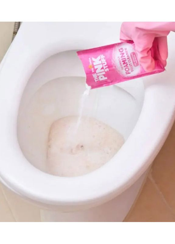Пенный порошок для чистки унитаза Pink Stuff Foaming Toilet Cleaner 300 грам The Pink Stuff (337989513)