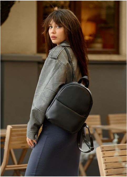 Женский городской классический рюкзак Черный (6660221029) Sambag (360965752)