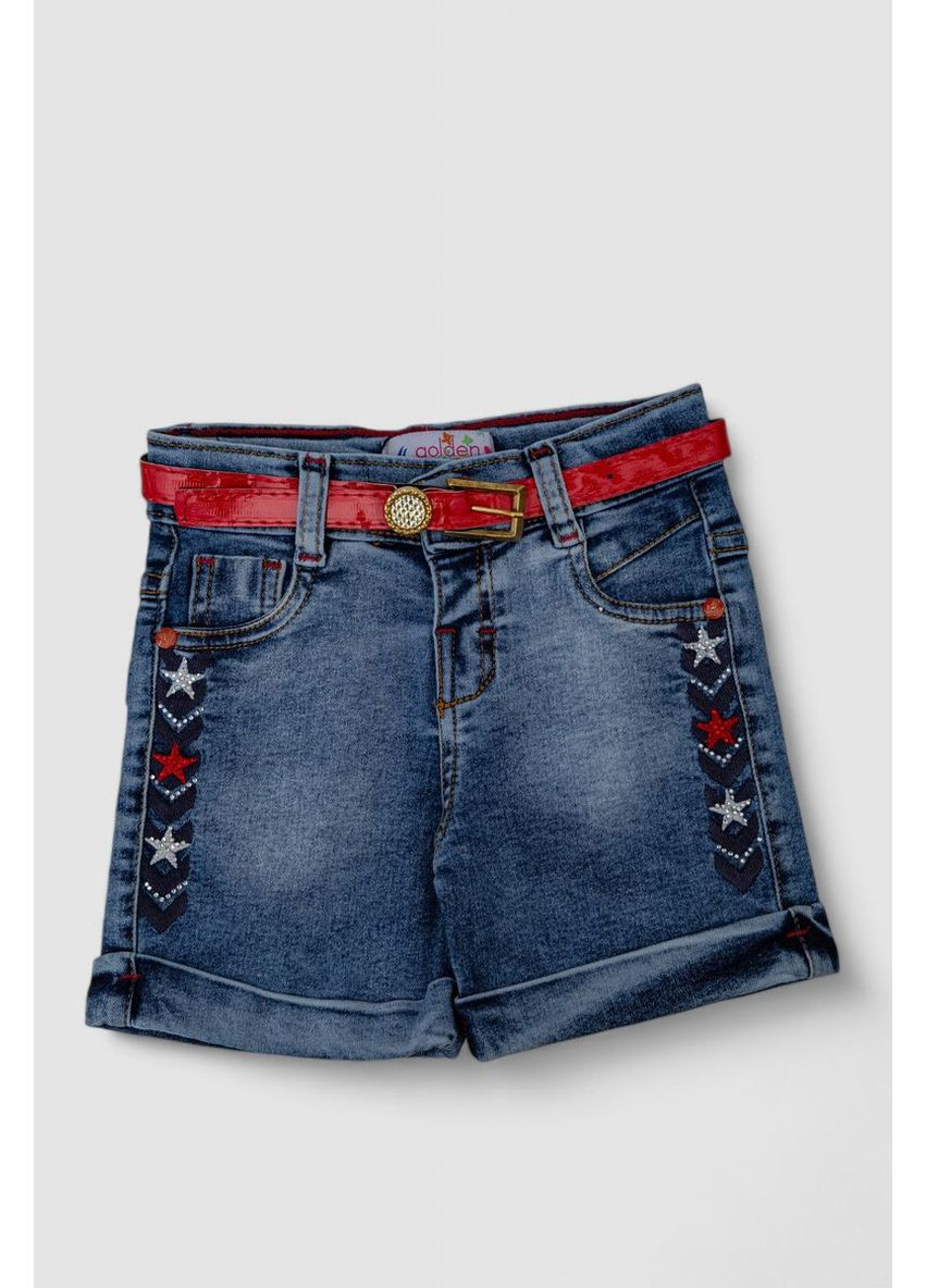 Джинсовые шорты для девочки, 247R1208 Ager (362220032)