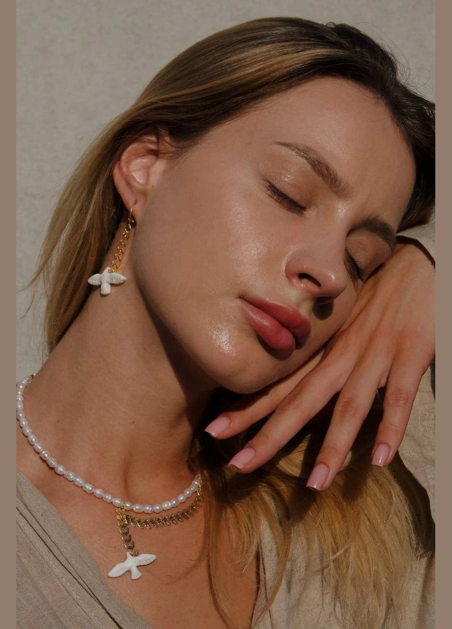 Сережки "Колос Горлиця" Le'Perle (329751087)