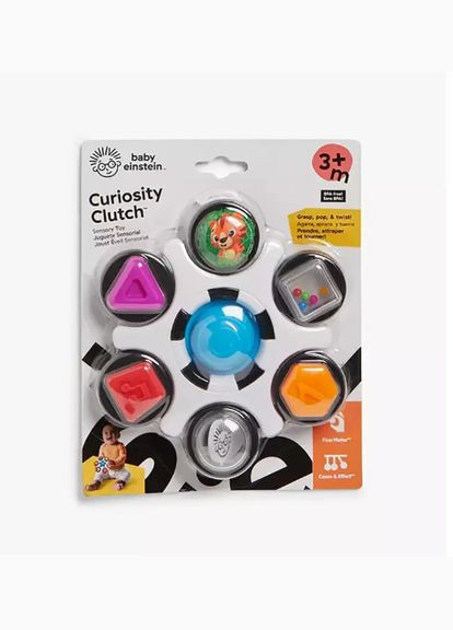 Развивающая игрушка "Curiosity Clutch" (12491) Baby Einstein (290841128)