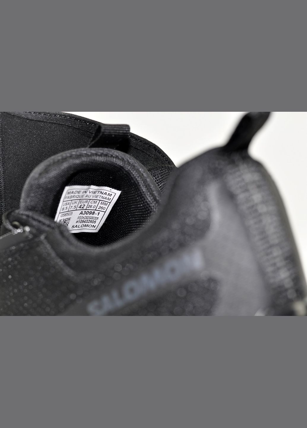 Черные демисезонные мужские кроссовки salomon odyssey genesis No Brand