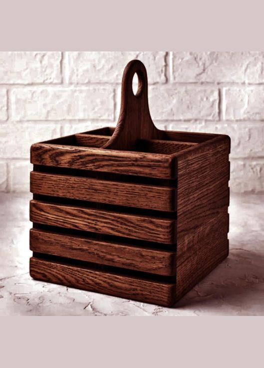 Підставка для столових приладів з дерева Камбія савоярді (ПСП-008315) No Brand (327423550)