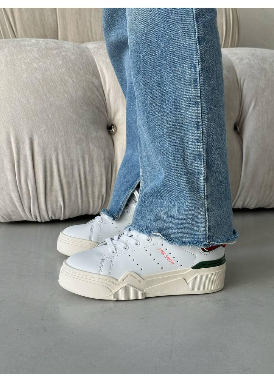 КРОССОВКИ ЖЕНСКИЕ ADIDAS STAN SMITH BONEGA АДИДАС No Brand бежевые демисезоны (367171796)