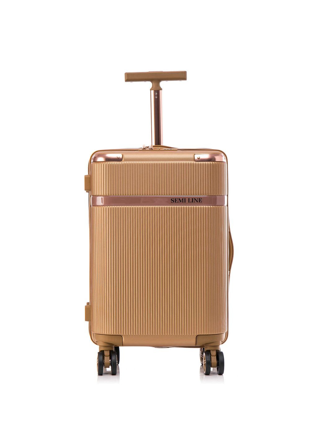 Чемодан 20" (S) Gold (T5667-2) Semi Line (315937106)