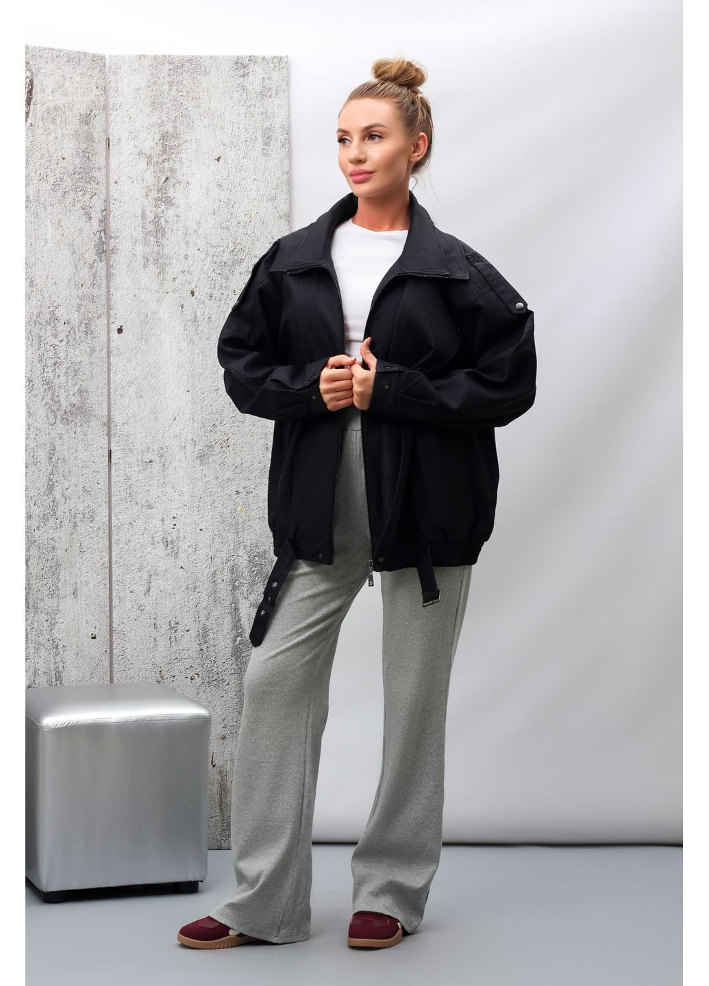 Черная куртка женская 2517 черная 346488 Fashion