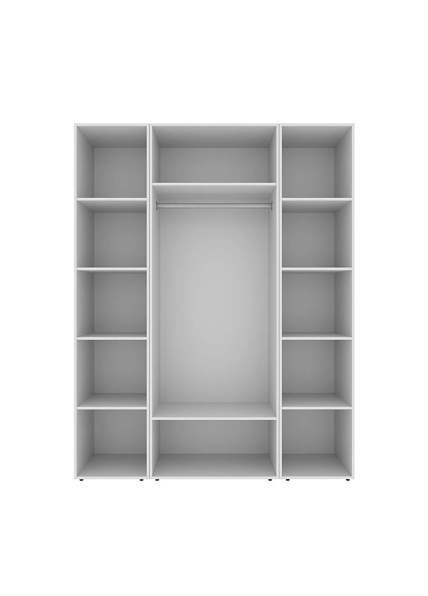 Шкаф распашной комбинированный №16 Light 1600x500x2200 Белый бриллиант (LTK0161000000) Art In Head (342323500)