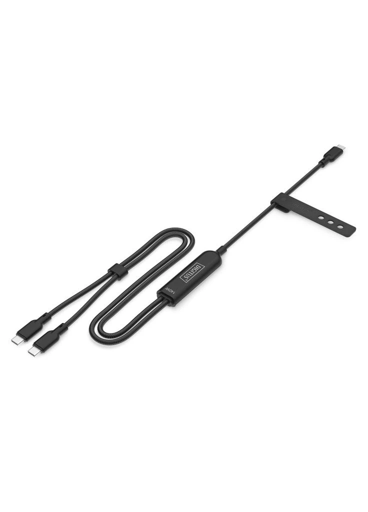 Дата кабель (ek20406) Digitus USB-C to 2xUSB-C 1.8m 140W black (391781735)