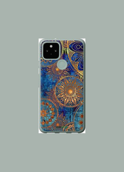 Чохол на Google Pixel 5 Золотий візерунок "678u-2044-2448" Endorphone (348092742)