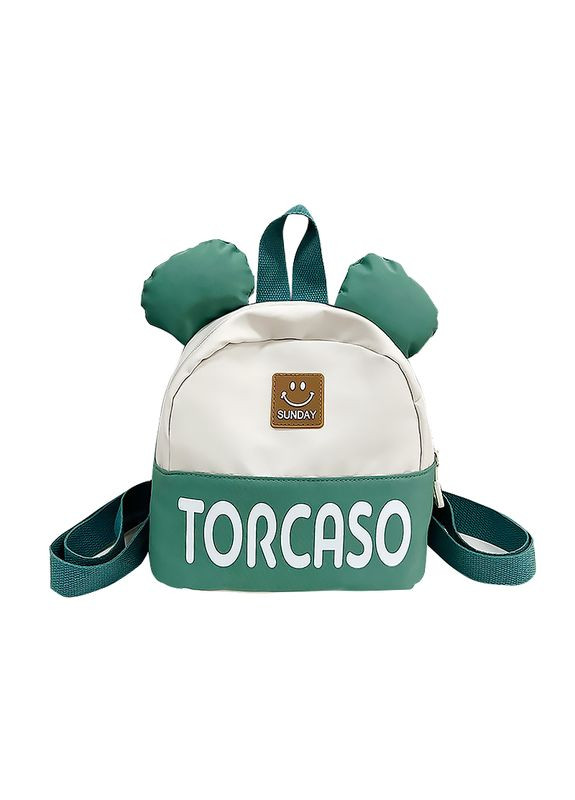 Детский рюкзак TD-620 на одно отделение с ремешком и ушками Green Lesko (317203287)