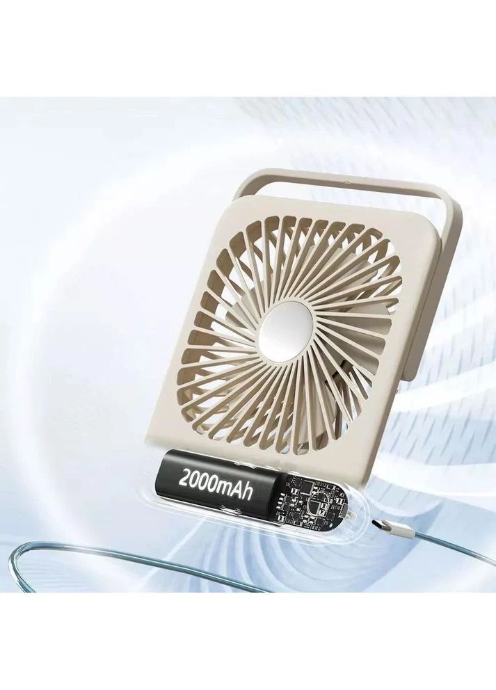 Портативний вентилятор L-02 White [136004] DK (399257320)