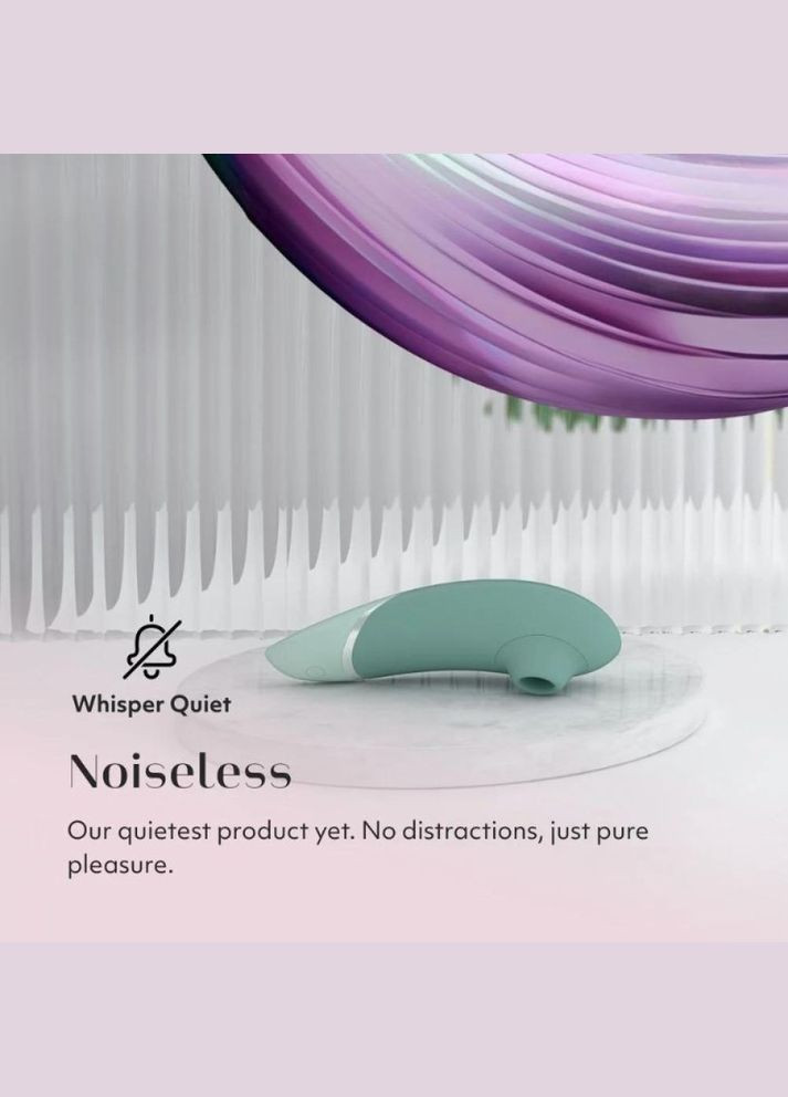 Бесконтактный вакуумный клиторальный стимулятор Next Sage, зеленый Womanizer (306441213)