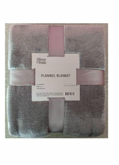 Плед (ART0203SB) Ardesto flannel сірий, 160х200 см (268142835)