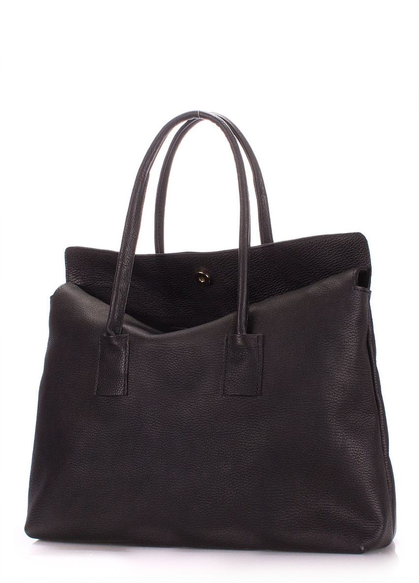 Жіноча шкіряна сумка Sense чорна PoolParty (372657542)