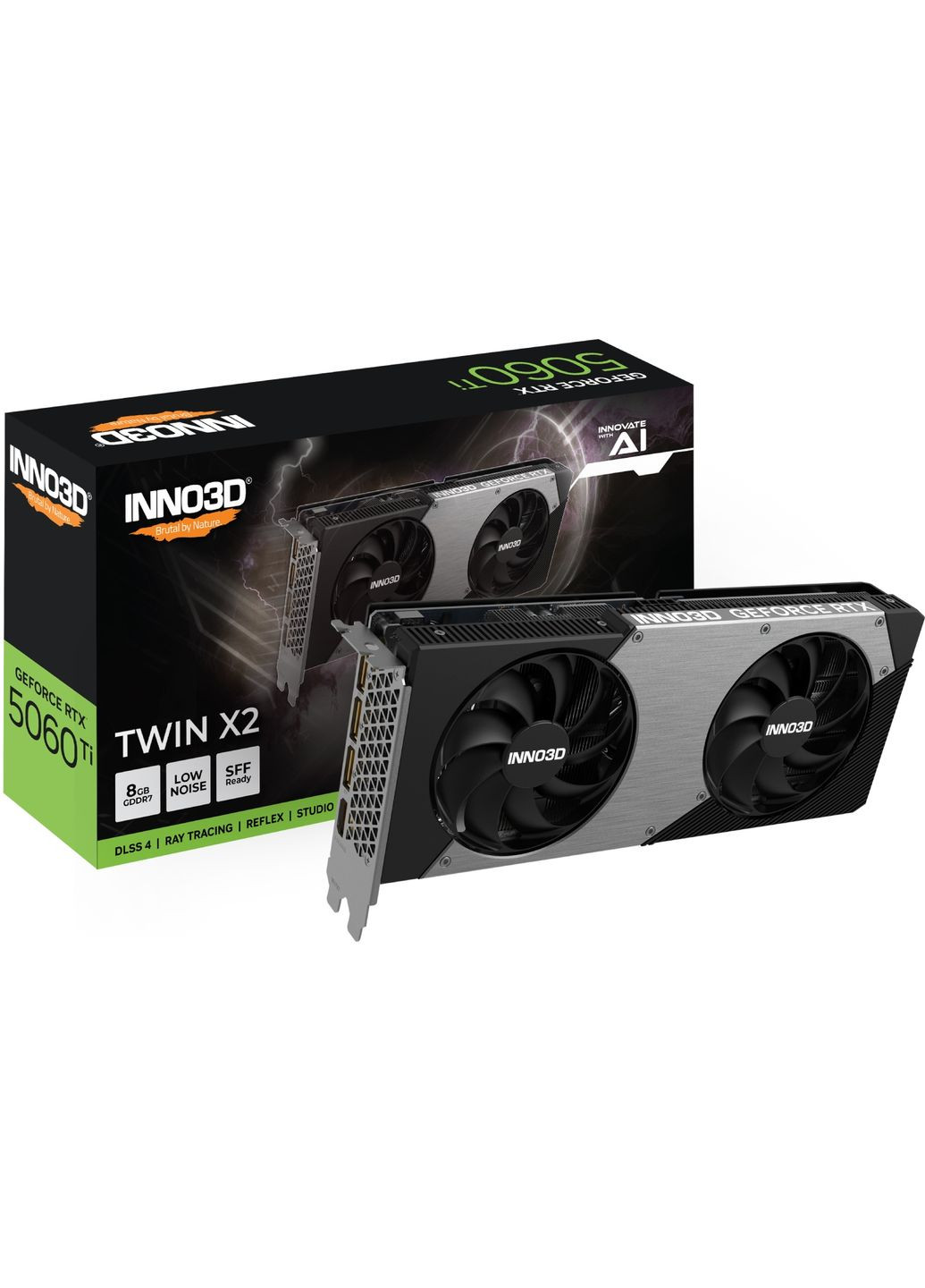 GeForce RTX5060 Ti TWIN X2, 8GB GDDR7, 128bit, PCI Express 5.0 Inno3D (361076584)