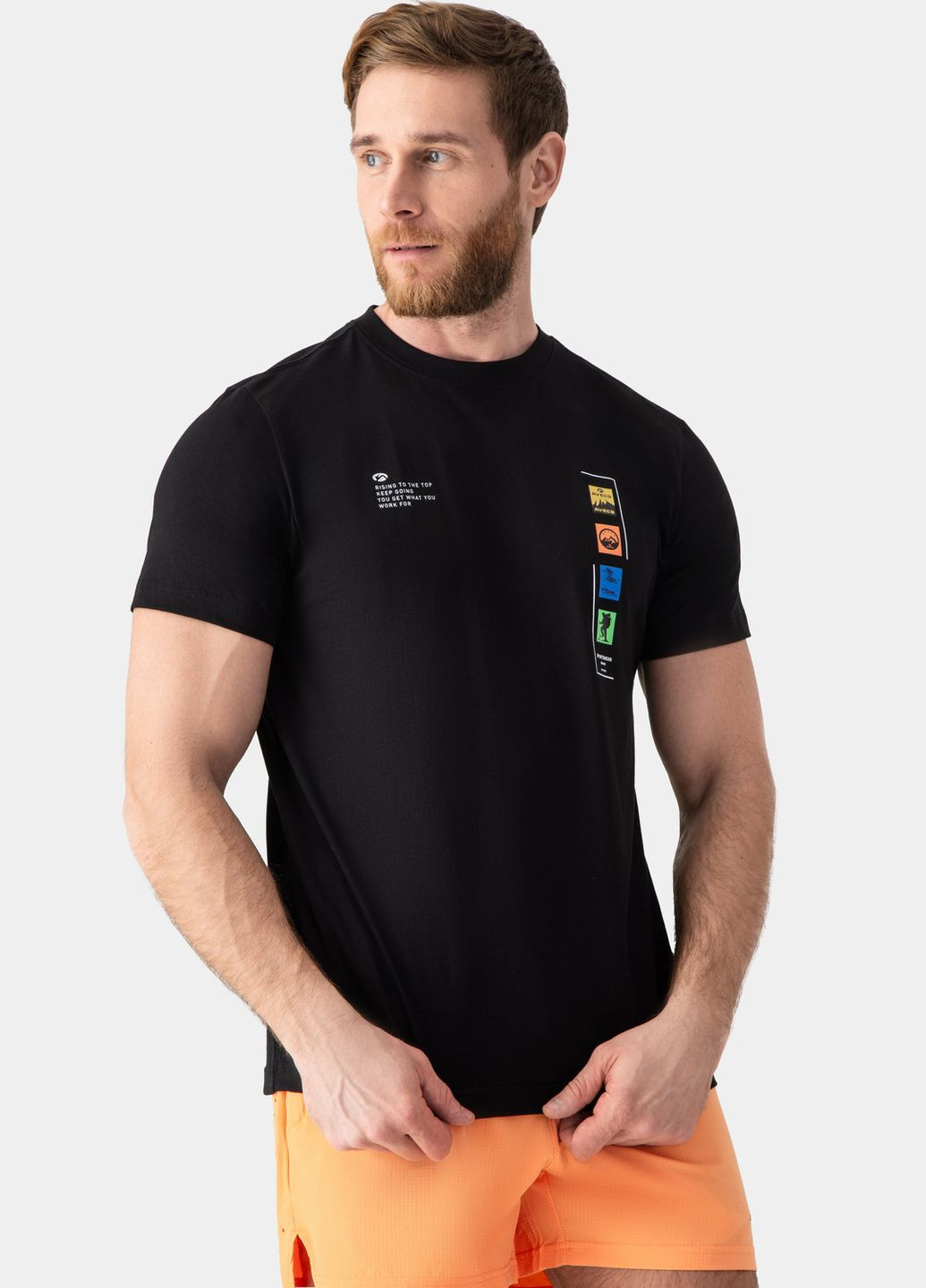 Черная футболка 30495/1 - черная Avecs